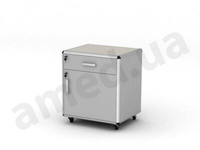 ТМ5.200 Тумба мобільна сірого кольору