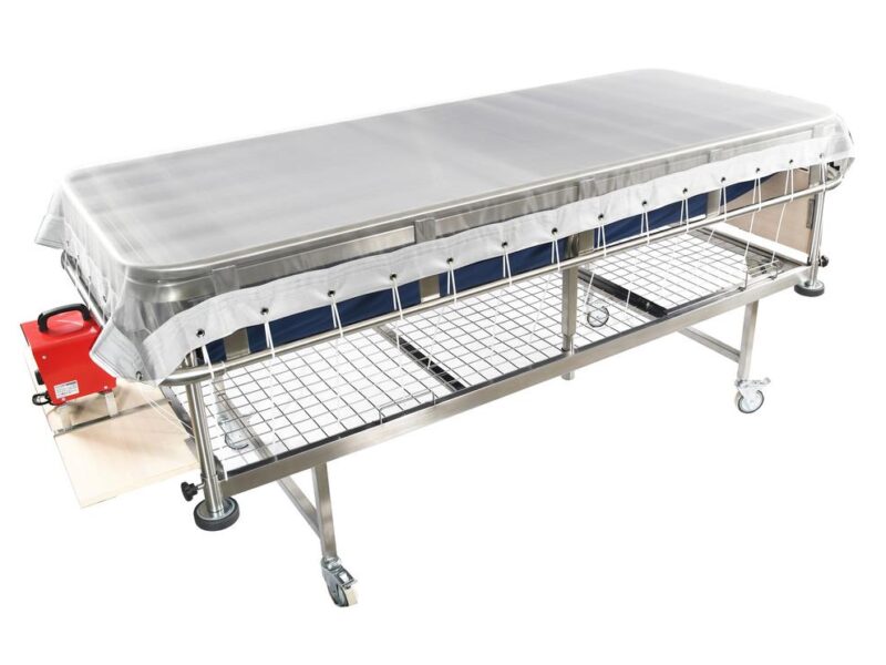 Ліжко-трансформер з пристроєм для лікування пацієнтів з термічними ураженнями шкірних покривів COMBO НВМ-2IВP-NATA SL