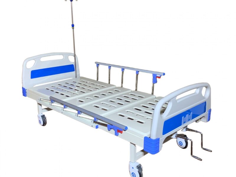 Ліжко лікарняне механічне FB-11B 4-секційне на колесах