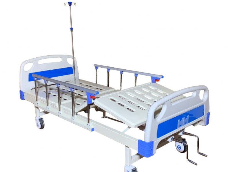Ліжко лікарняне механічне FB-11B 4-секційне на колесах