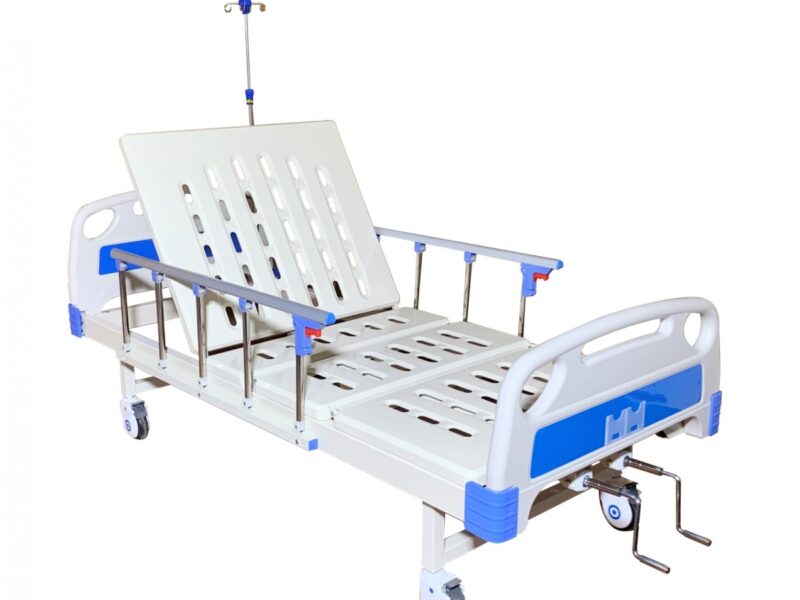 Ліжко лікарняне механічне FB-11B 4-секційне на колесах