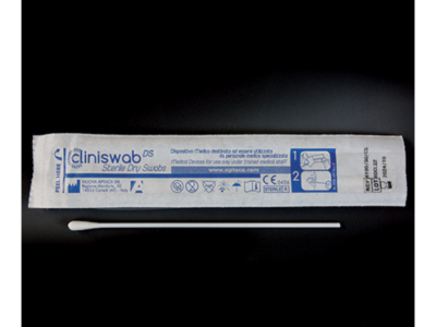 Аплікатор (пластикова паличка з віскозною намоткою), стерильний, індивідуальне пакування, 150 мм, уп. 1000 шт, Aptaca S.p.A.