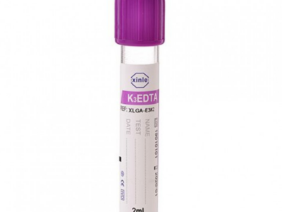 Пробірка для крові з фіолетовою кришкою, 13×75 мм, 4 мл, уп. 100 шт VPA-E3K4 (EDTA K3), AMED