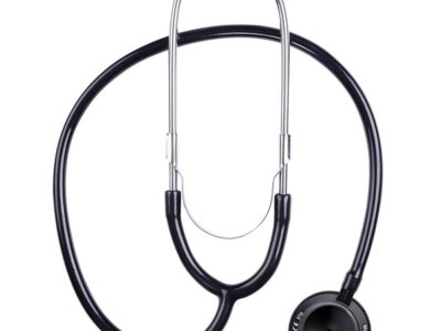 Стетоскоп двоголовий зі змінними діафрагмами, Sonus-Flex, чорний, Luxamed