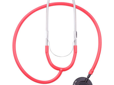 Стетоскоп зі змінними діафрагмами, Sonus Flat Flex, червоний, Luxamed