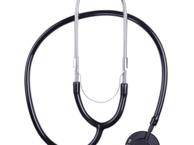 Стетоскоп зі змінними діафрагмами, Sonus Flat Flex, чорний, Luxamed