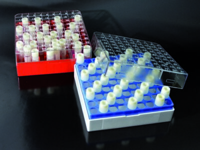 Штатив для кріопробірок до 2 мл, 100 ячейок (10×10), Aptaca S.p.A.