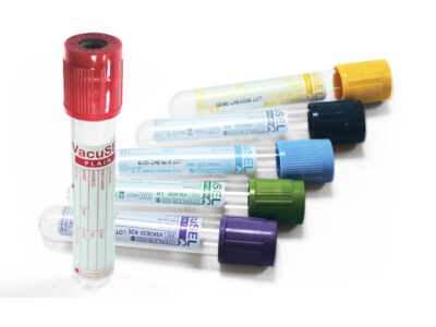 Пробірка VACUSEL з бузковою кришкою, K3EDTA, 13x75 мм, 3 мл (уп.100 шт)