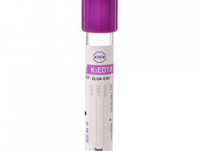 Пробірка для крові з фіолетовою кришкою стерильна, 13х75 мм, 2 мл крові, уп. 100 шт VPA-EK2 (K2 EDTA), AMED